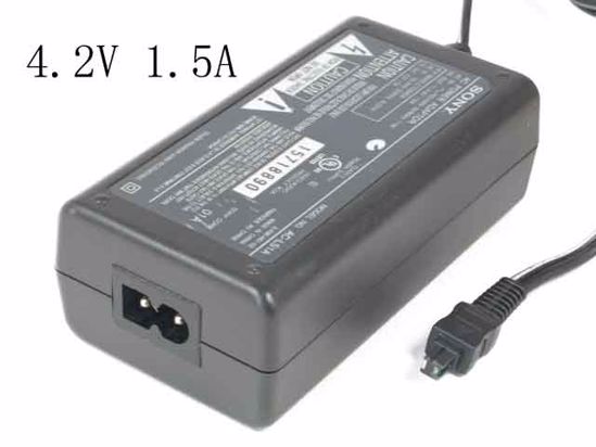 Sony Common Item (Sony) AC Adapter 5V-12V AC-LS1A, 4.2V 1.5A, Ractangular Tip, 2-Prong