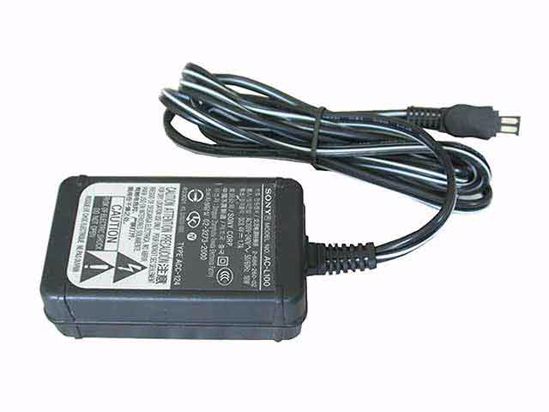 Sony Common Item (Sony) AC Adapter 5V-12V AC-L100, 8.4V 1.5A, Rectangular Tip, 2-Prong