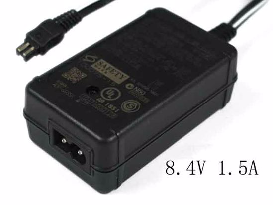 Sony Common Item (Sony) AC Adapter 5V-12V AC-L200D, 8.4V 1.5A, Rectangular Tip, 2-Prong