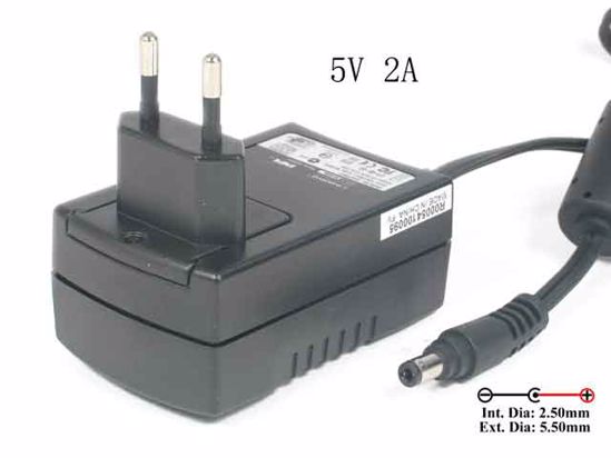 Linksys SA070507 AC Adapter 5V-12V 5V 2A, Barrel 5.5/2.5mm, EU 2-Pin Plug