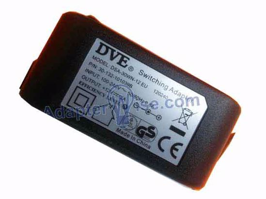 DVE DSA-30WN-12 AC Adapter 5V-12V 12V 2A, 5.5/2.1mm, US 2P