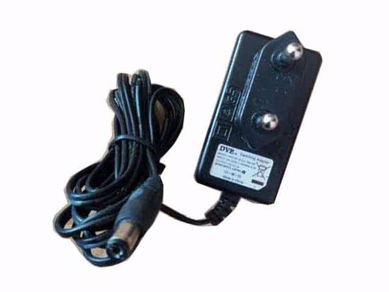 DVE DSA-6E-05 AC Adapter 5V-12V 5V 1A, 5.5/2.1mm, EU 2P