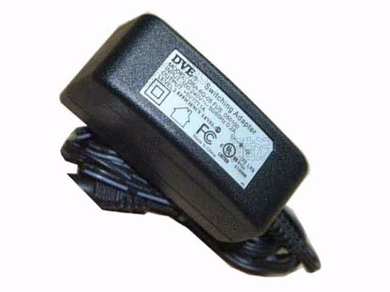 DVE DSA-6G-05 AC Adapter 5V-12V 5V 1A, 5.5/2.1mm, US 2P