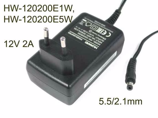 Huawei HW-120200E1W AC Adapter 5V-12V 12V 2A, 5.5/2.1mm, EU 2P