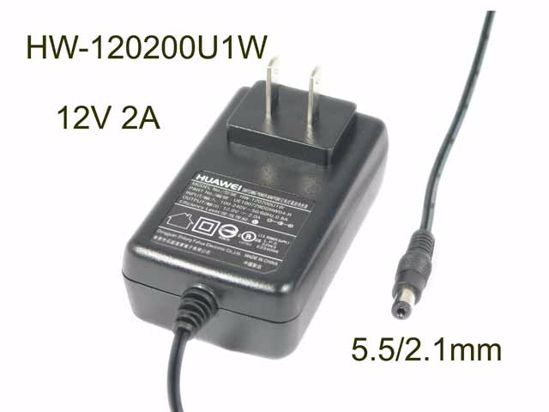 Huawei HW-120200U1W AC Adapter 5V-12V 12V 2A, 5.5/2.5mm, US 2P