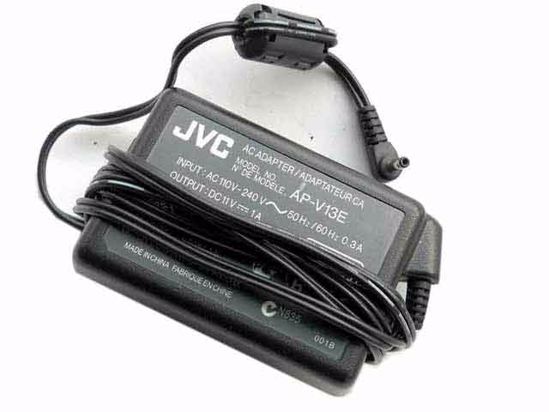 JVC AP-V13E AC Adapter 5V-12V 11V 1.0A, Tip, 2-Prong