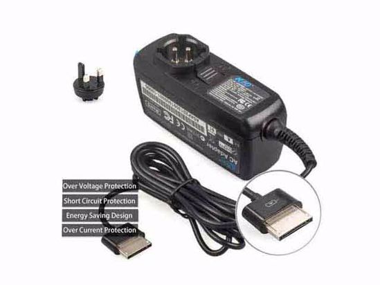 KFD 120150 AC Adapter 5V-12V 12V 1.5A, Flat Plug, UK 3P