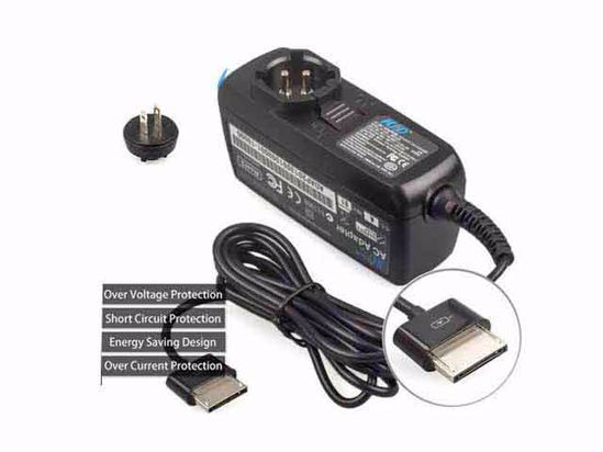 KFD 120150 AC Adapter 5V-12V 12V 1.5A, Flat Plug, US 2P