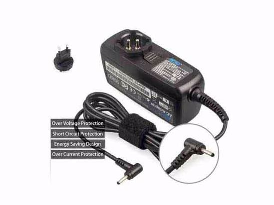 KFD 120333 AC Adapter 5V-12V 12V 3.33A, 2.5/0.7mm, EU 2P