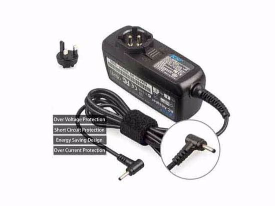 KFD 120333 AC Adapter 5V-12V 12V 3.33A, 2.5/0.7mm, UK 3P