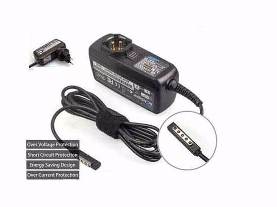 KFD 120360 AC Adapter 5V-12V 12V 3.6A, Surface Pro, EU 2P