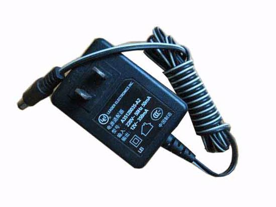 LEI / Leader A35120035-A2 AC Adapter 5V-12V 12V 0.35A, 5.5/2.5mm, US 2P