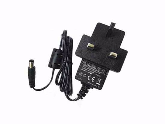 LEI / Leader MU12AC120100-B2 AC Adapter 5V-12V 12V 1A, 5.5/2.5mm, UK 3P