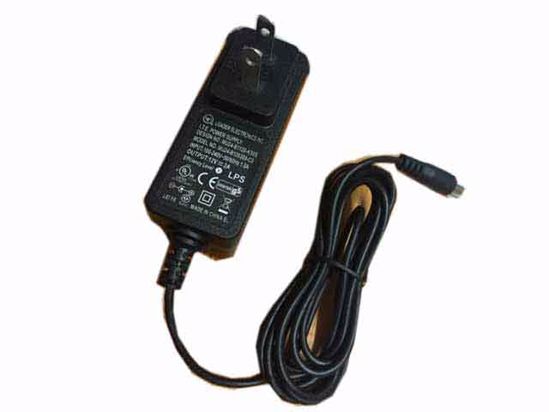 LEI / Leader MU24-B120200-C5 AC Adapter 5V-12V 12V 2A, 5.5/2.1mm, US 2P