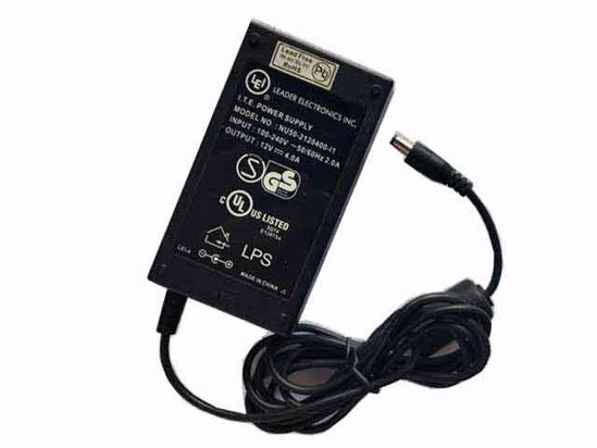 LEI / Leader NU50-2120400-I1 AC Adapter 5V-12V 12V 4A, 5.5/2.5mm, C14