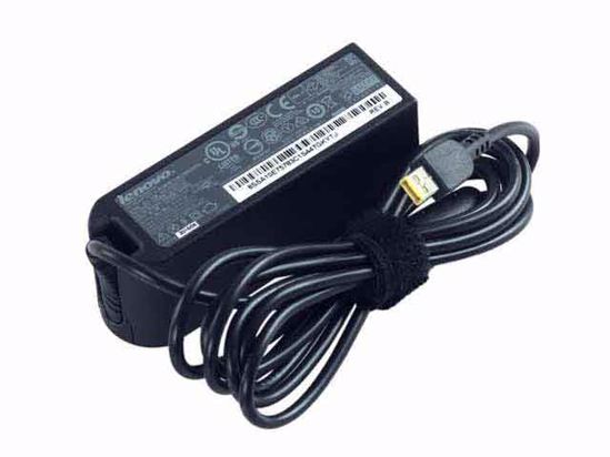 Lenovo Common Item (Lenovo) AC Adapter 5V-12V 12V 3.0A, Rectangular Tip W/Pin, 2-Prong