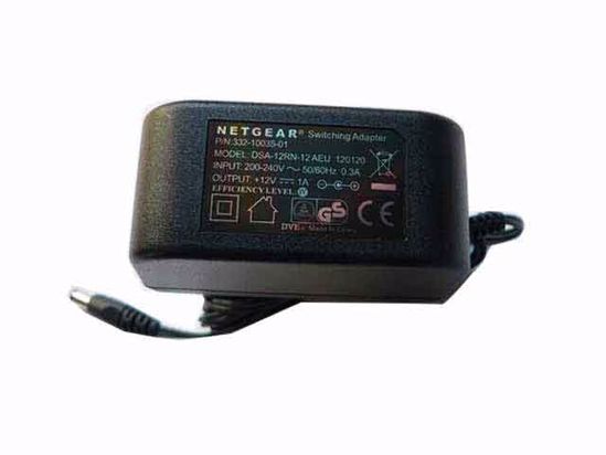 NETGEAR DSA-12RN-12 AC Adapter 5V-12V 12V 1A, 5.5/2.1mm, EU 2P