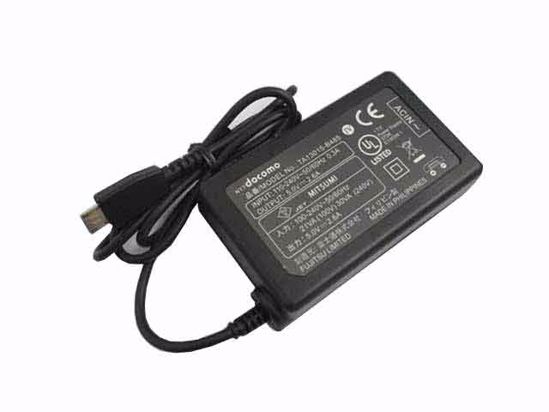 NTT DoCoMo TA13015-B485 AC Adapter 5V-12V 5V 2.6A, MicroUSB Tip, 2-Prong