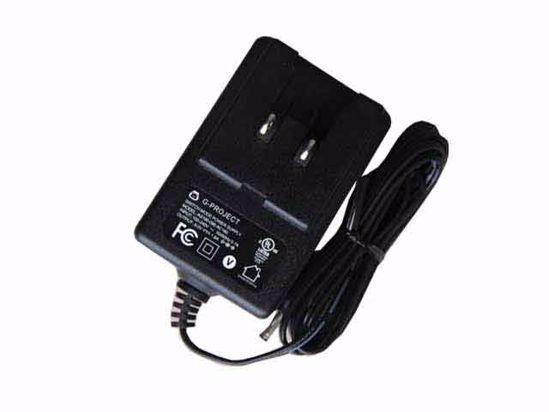 Other Brands G-PROJECT AC Adapter 5V-12V 9V 1.8A, 3.5/1.35mm, US 2P