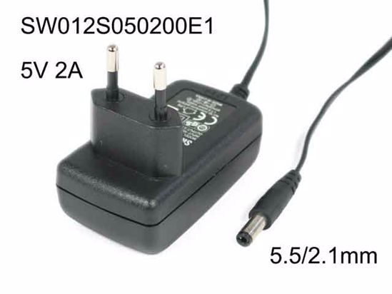 Other Brands SWTEC AC Adapter 5V-12V 5V 2A, 5.5/2.1mm, EU 2P