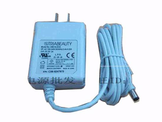 Other Brands TRIABEAUTY AC Adapter 5V-12V 5V 3A, 5.5/2.1mm, US 2P