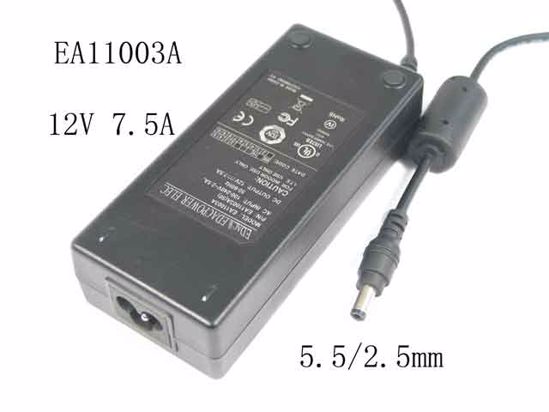 ACP OEM Power AC Adapter 5V-12V 12V 7.5A, 5.5/2.5mm, 3-Prong