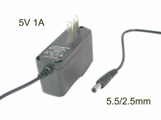 ACP OEM Power AC Adapter 5V-12V 5V 1A, 5.5/2.5mm, US 2P