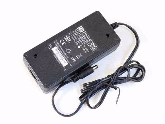 PHIHONG PSAA60W-120 AC Adapter 5V-12V 12V 5A, 5.5/2.1mm, 2-Prong