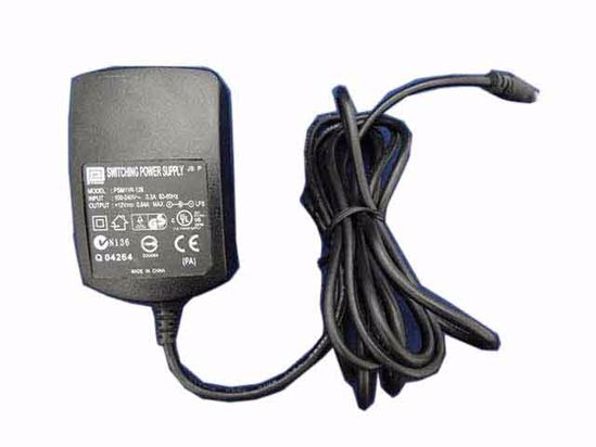 PHIHONG PSM11R-129 AC Adapter 5V-12V 12V 0.84A, 5.5/2.1mm, US 2P