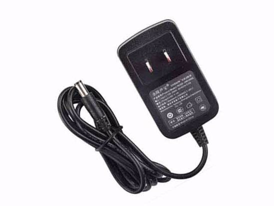 SNBMW ROSE-0901000L AC Adapter 5V-12V 9V 1A, 5.5/2.1mm, US 2P