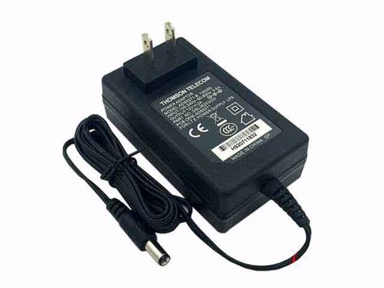 Thomson Telecom ADS0271-B AC Adapter 5V-12V 12V 2A, 5.5/2.1mm, US 2P