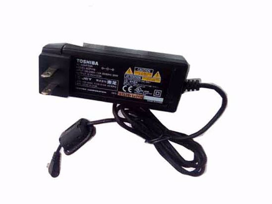 Toshiba Common Item (Toshiba) AC Adapter 5V-12V 12V 3A, 5.5/3.0mm W/Pin, US 2P