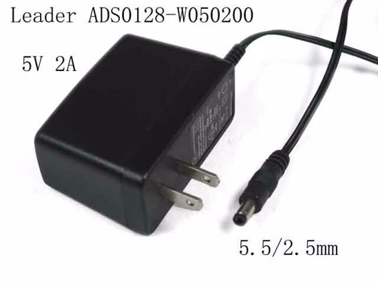 LEI / Leader ADS0128-W050200 AC Adapter 5V-12V ADS0128-W050200