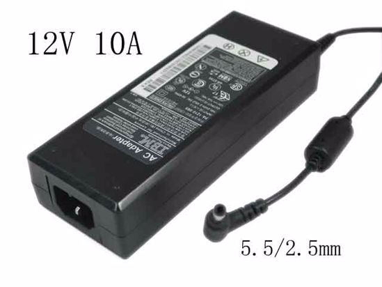 IBM Power Supply (IBM) AC Adapter 5V-12V 03K9071, 12V 10A, 5.5/2.5mm, C14, NEW