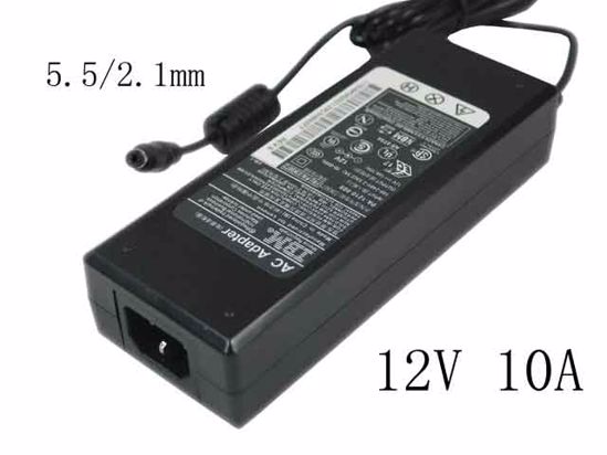 IBM Power Supply (IBM) AC Adapter 5V-12V 03K9071, 12V 10A, 5.5/2.1mm, C14, NEW