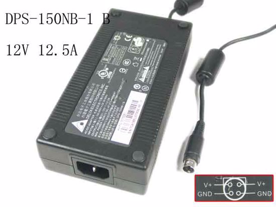 Delta Electronics DPS-150NB-1 B AC Adapter 5V-12V DPS-150NB-1 B, P/N:101700261