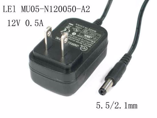 LEI / Leader MU05-N120050-A2 AC Adapter 5V-12V MU05-N120050-A2