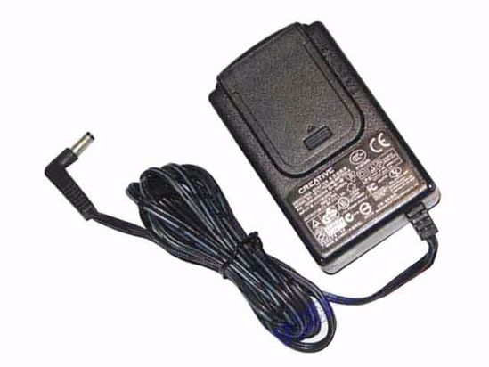 Creative TESA9B-0501800-A AC Adapter 5V-12V 5V 1.5A, 3.5/1.35mm, US 2P Plug