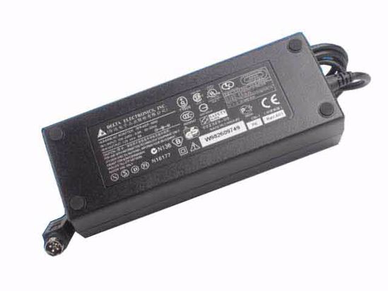 Delta Electronics ADP-96W AC Adapter 5V-12V 12V 8A, 4-Pin Din, C14, New