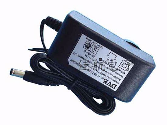 DVE DSA-20PFE-12FAR AC Adapter 5V-12V 12V 1.5A, 5.5/2.1mm, AU 2P Plug