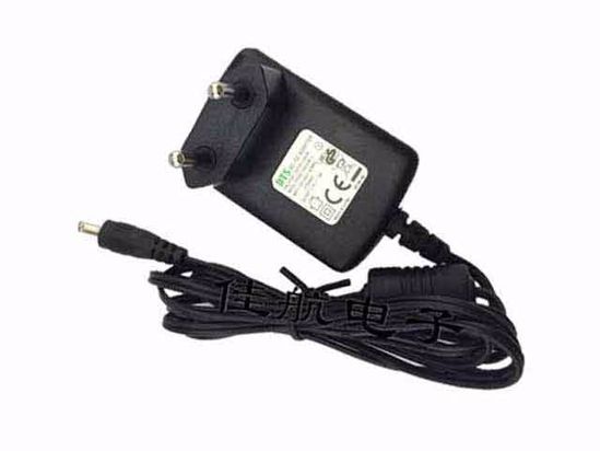 DYS DYS062-050120W-3 AC Adapter 5V-12V 5V 1.2A, 3.5/1.35mm, EU 2P Plug, New