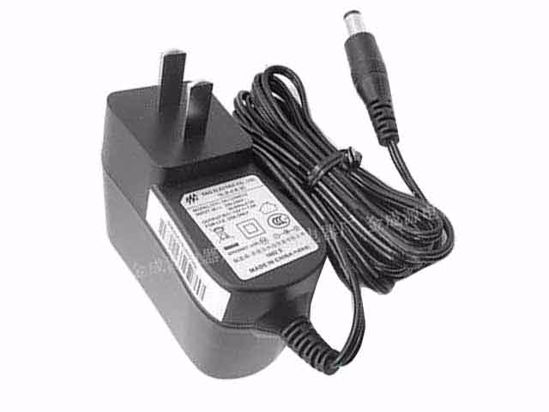 ENG 3A-122WC12 AC Adapter 5V-12V 12V 1A, 5.5/2.1mm, US 2P Plug, New