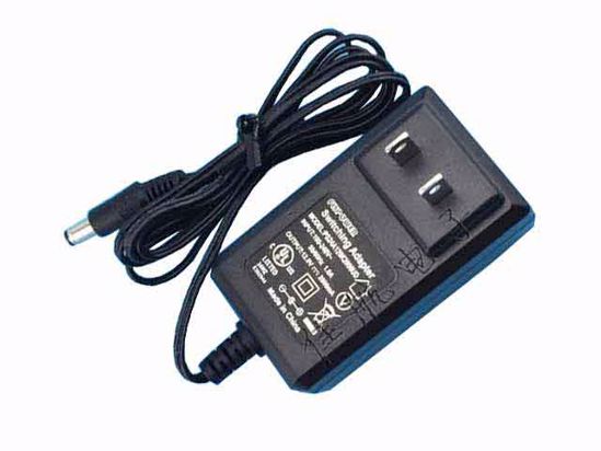 FlyPower PS24A120K2000UD AC Adapter 5V-12V 12V 2A, 5.5/2.1mm, US 2P Plug, New