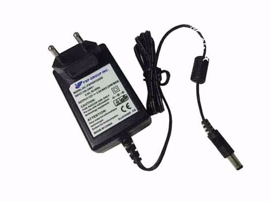 FSP Group Inc FSP024122000 AC Adapter 5V-12V 12V 2A, 5.5/2.1mm, EU 2P Plug, New