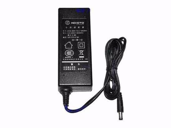 HOIOTO ADS-36AI-12-2 AC Adapter 5V-12V 12V 2.5A, 5.5/2.5mm, 2P