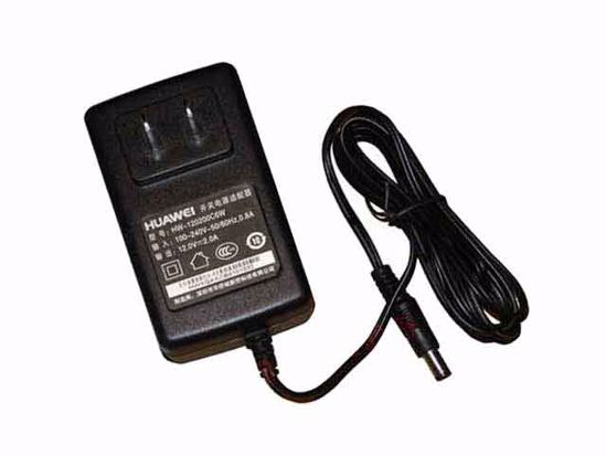 Huawei HW-120200C6W AC Adapter 5V-12V 12V 2A, 5.5/2.1mm, US 2P Plug, New