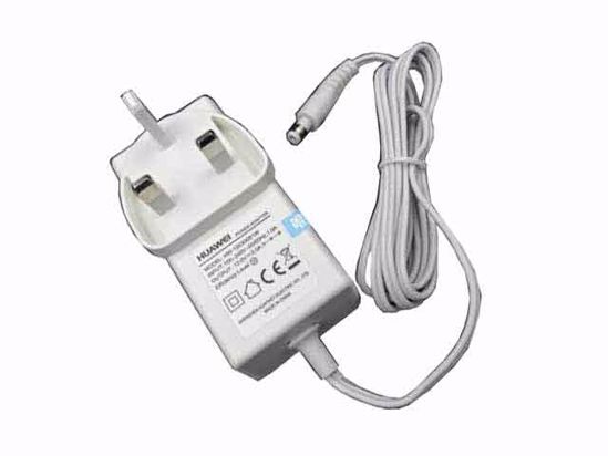 Huawei HW-120300B1W AC Adapter 5V-12V 12V 3A, 5.5/2.1mm, UK 3P Plug, New