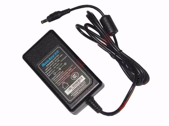 Huntkey ADP036-123B AC Adapter 5V-12V 12V 3A, 5.5/1.7mm, 3P, New