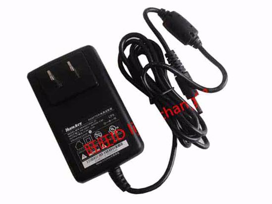 Huntkey HKA02412020-2C AC Adapter 5V-12V 12V 2A, 5.5/2.1mm, US 2P Plug, New