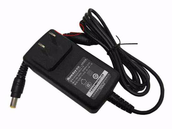 Huntkey HKA02419014-1X AC Adapter 5V-12V 12V 1.31A, 5.5/2.1mm, US 2P Plug, New